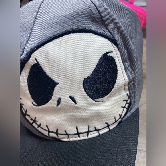 Disney Nightmare Before Christmas Jack Skellington Adjustable Ball Cap Hat - Picture 2 of 9